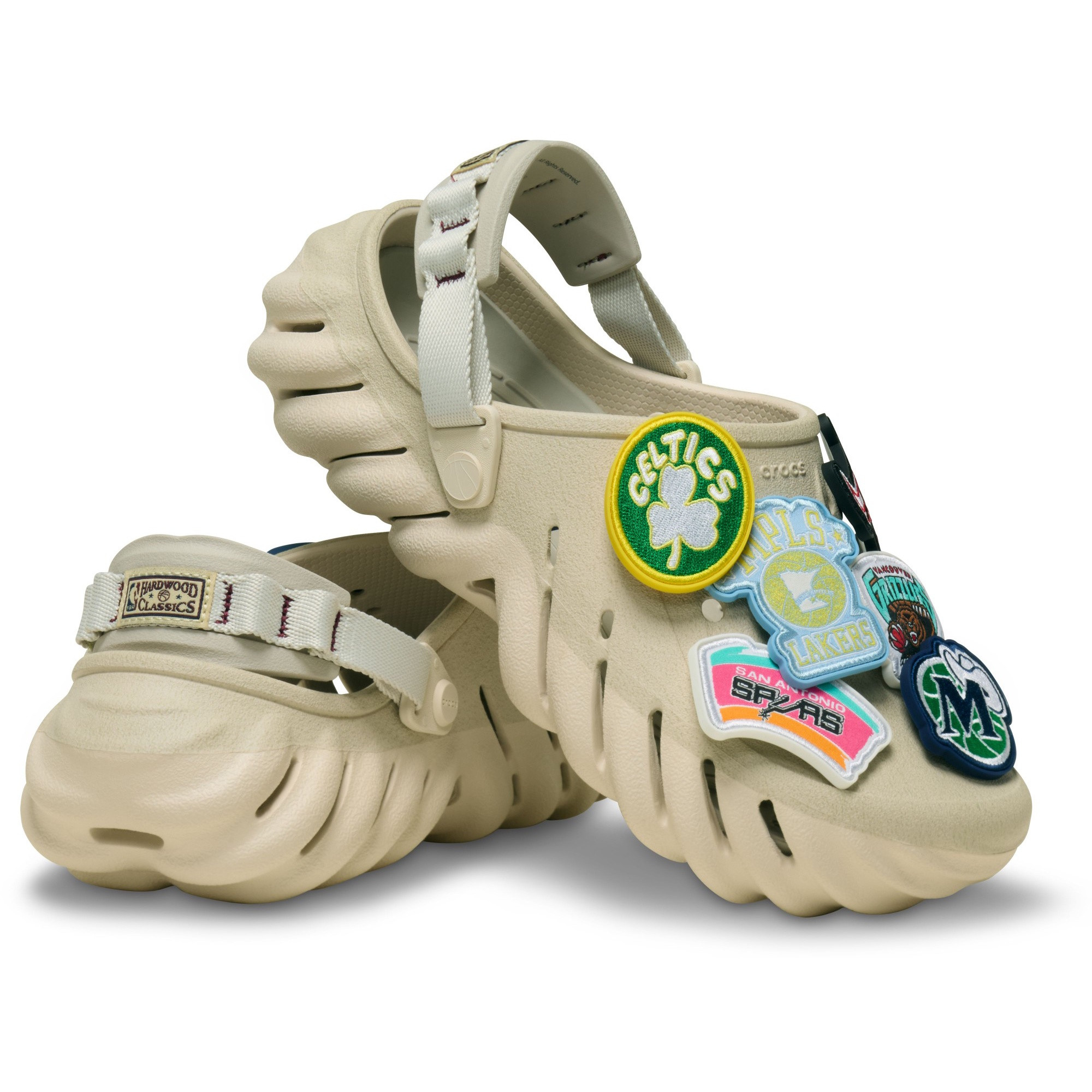 Saboti Crocs NBA Echo Clog Multicolor - Multi - imagine 8